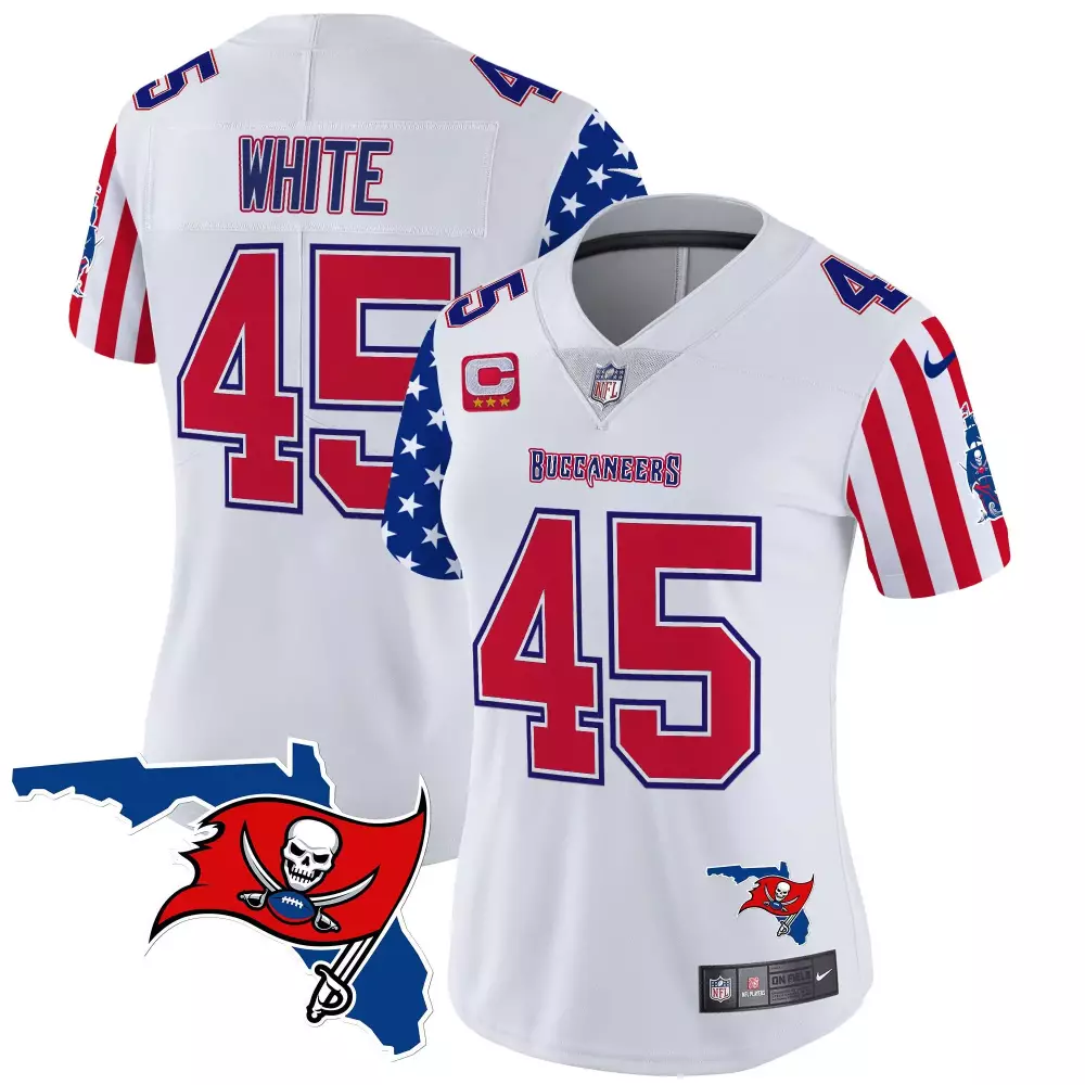 devin white white womens tampa bay buccaneers american style vapor limited jersey all stitched