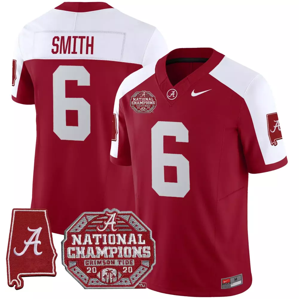 devonta smith alternate mens alabama crimson tide vapor limited jersey all stitched