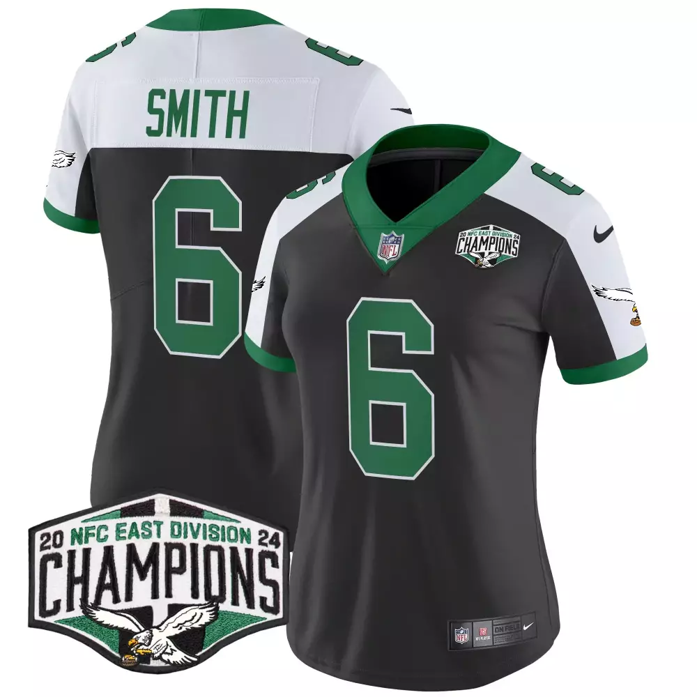 Devonta Smith Eagles Jerome Brown Patch Kelly Green Game Jersey | Stitched | Gift Idea for Men, Women & Youth