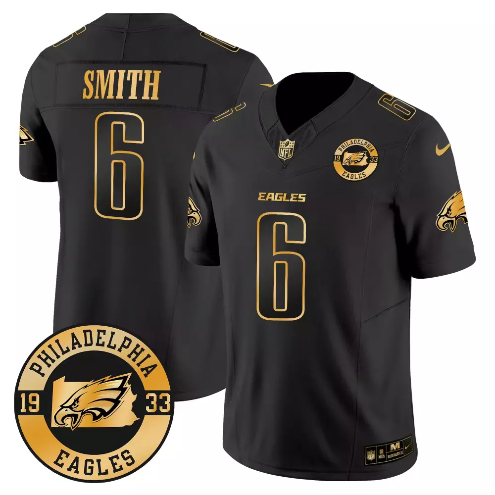 Devonta Smith Eagles 2024 Gold Vapor Limited Jersey | Stitched | Fan Gear for Men, Women & Youth
