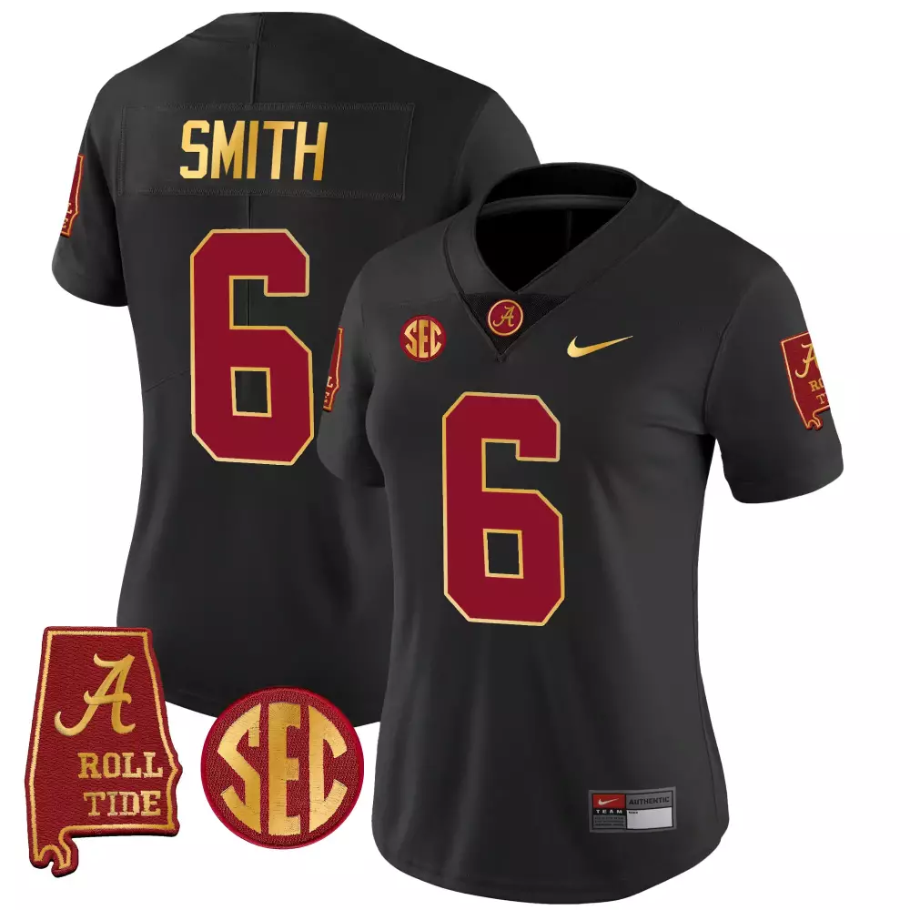 devonta smith black mens alabama crimson tide vapor limited jersey v5 alabama map all stitched
