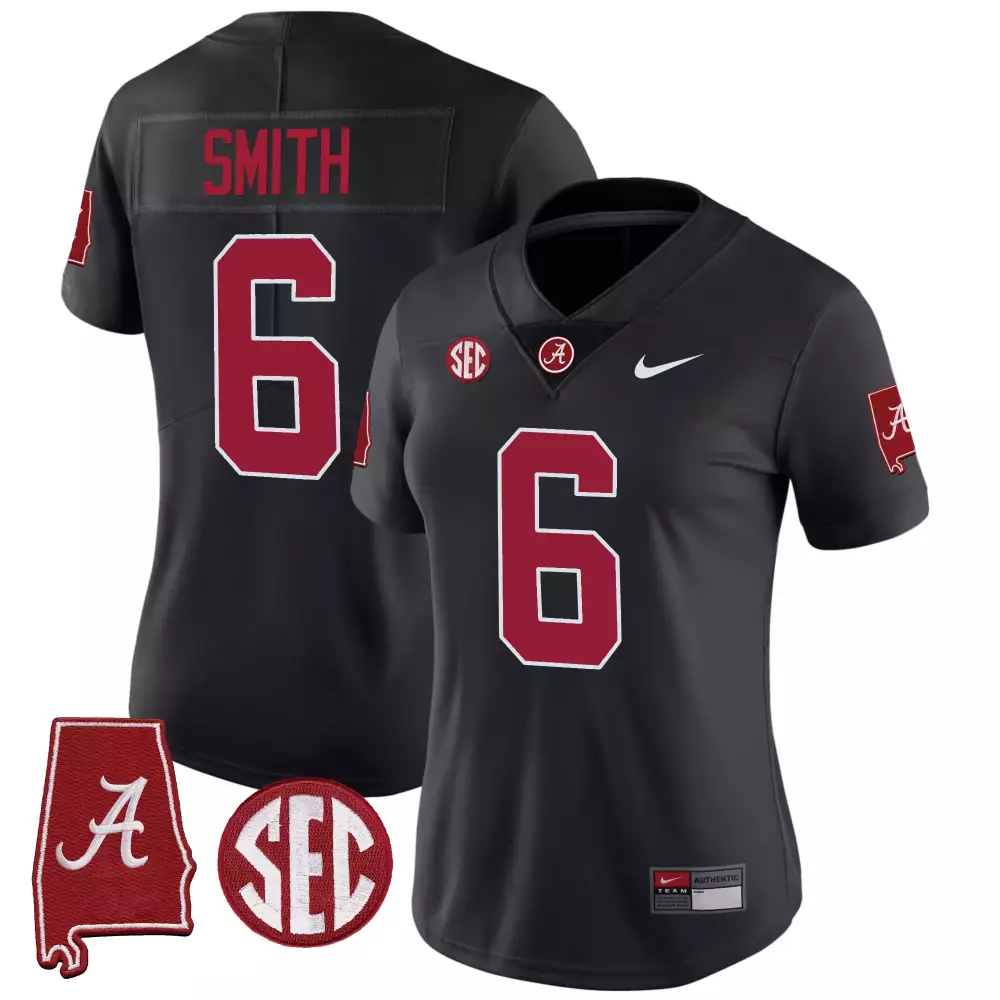 devonta smith black mens alabama crimson tide vapor limited jersey v5 alabama map all stitched