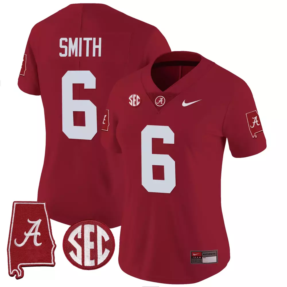 devonta smith crimson womens alabama crimson tide gold trim vapor jersey alabama map all stitched