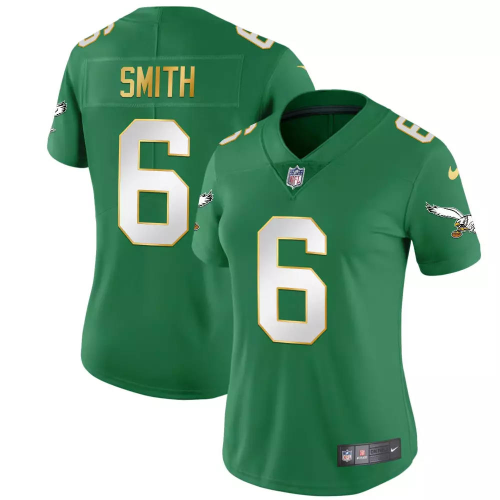 devonta smith bright green mens philadelphia eagles city edition vapor limited jersey v2 all stitched