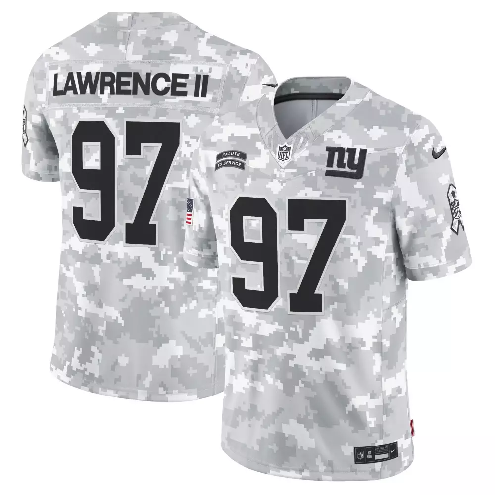 Lawrence II 97 Black Stitched Vapor Jersey | 2023 Edition for New York Giants Fans | All Stitched | For Men, Women & Youth
