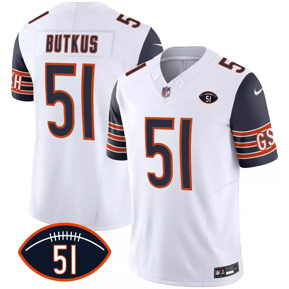 Dick Butkus Chicago Bears Navy Retired Player Legacy Jersey | 2023 Style | Perfect Fan Gear for Men, Women & Youth
