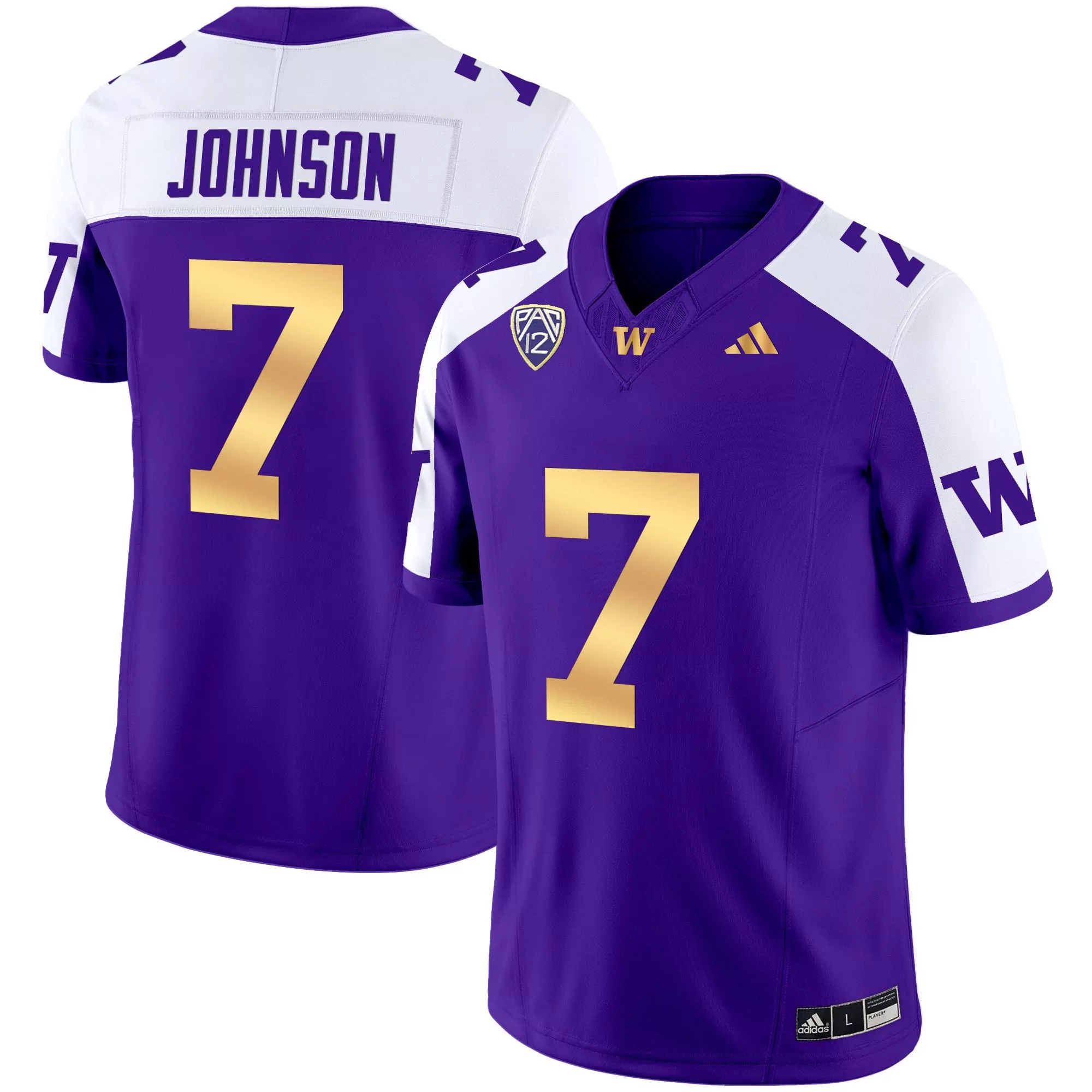 dillon johnson black mens washington huskies 2024 vapor limited jersey v3 all stitched