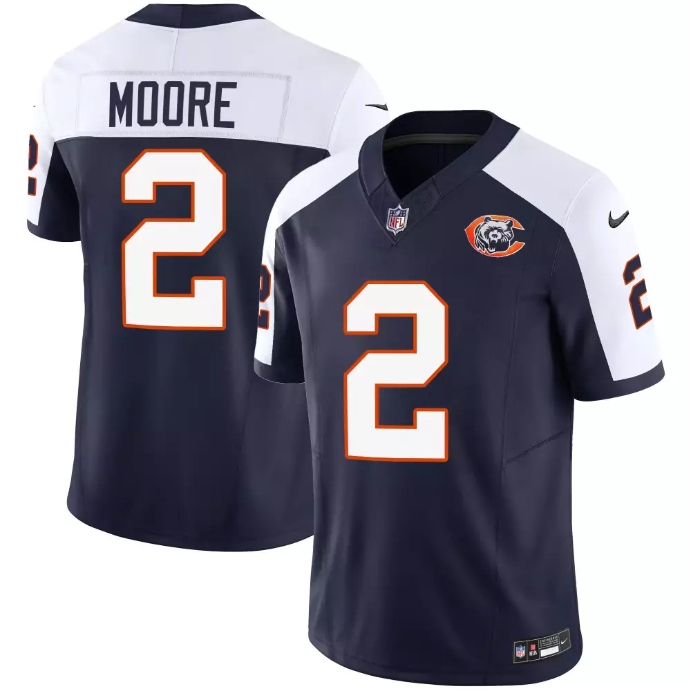 DJ Moore Chicago Bears Throwback Vapor Jersey | Stitched Fan Gear for Men, Women & Youth