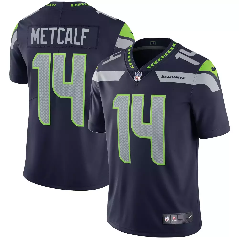 dk metcalf royal mens seattle seahawks throwback gold vapor limited jersey all stitched