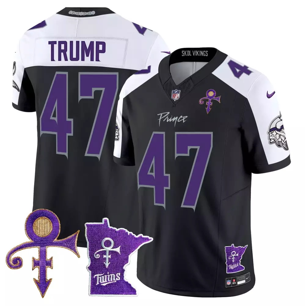 donald trump arctic camo mens vikings 2024 salute to service vapor limited jersey all stitched