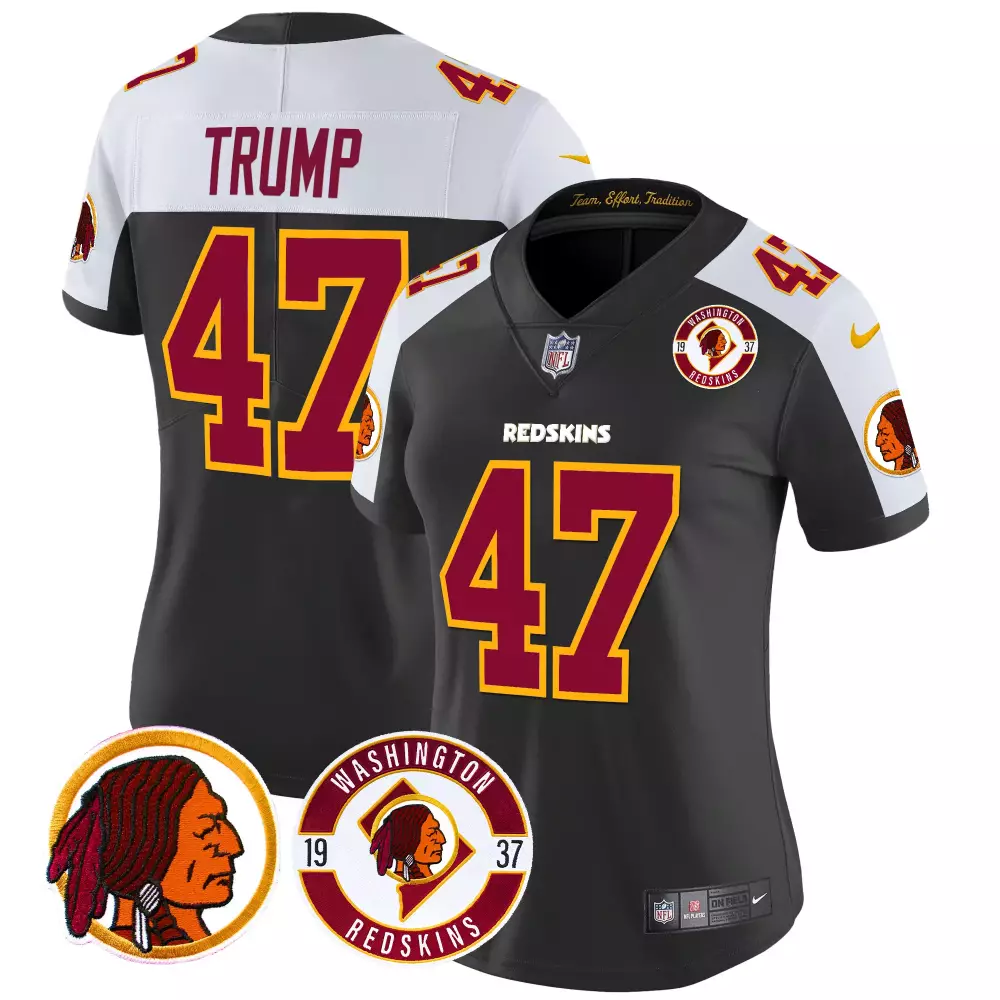 donald trump army mens washington redskins 2024 salute to service establishment year patch vapor limited jersey all stit