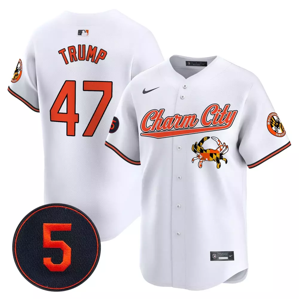 donald trump orange women s baltimore orioles robinson patch vapor premier limited jersey v8 all stitched