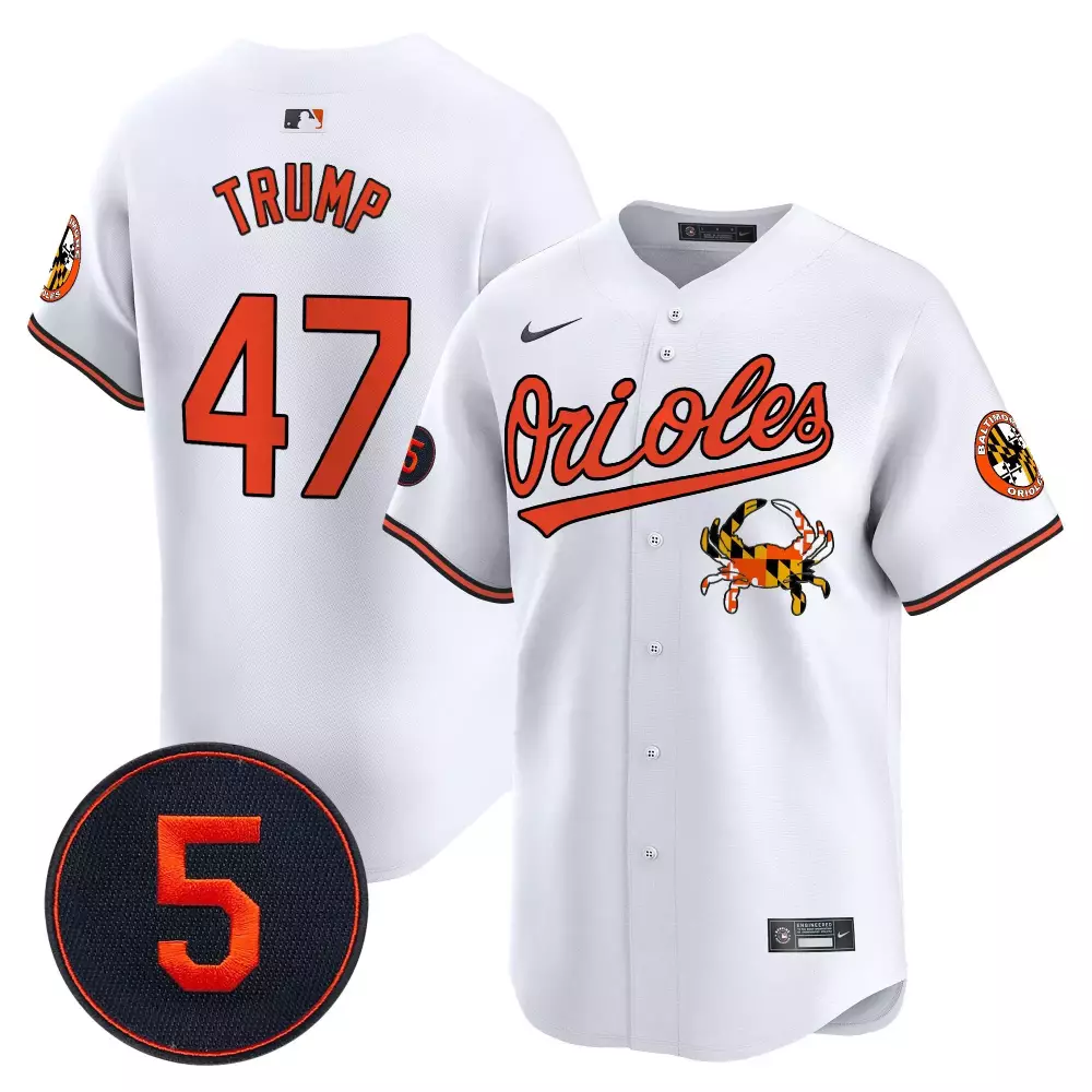 donald trump orange women s baltimore orioles robinson patch vapor premier limited jersey v8 all stitched