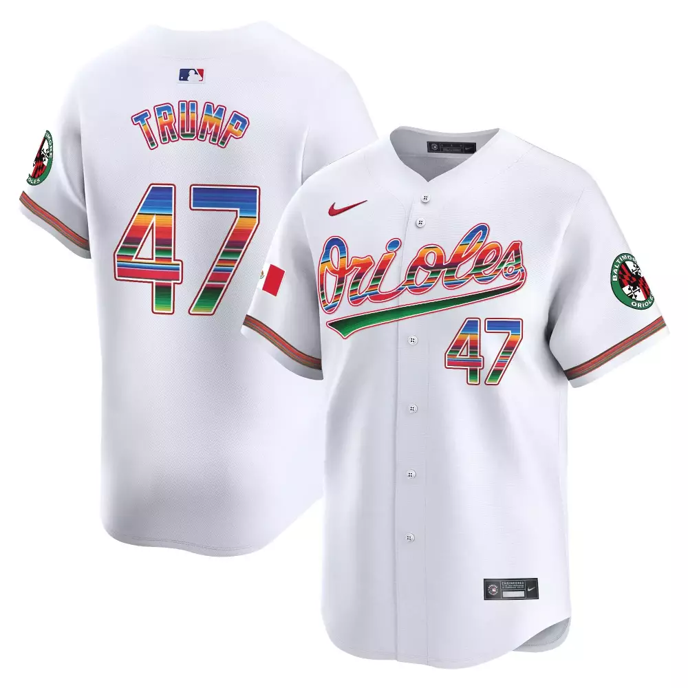 donald trump orange women s baltimore orioles robinson patch vapor premier limited jersey v8 all stitched