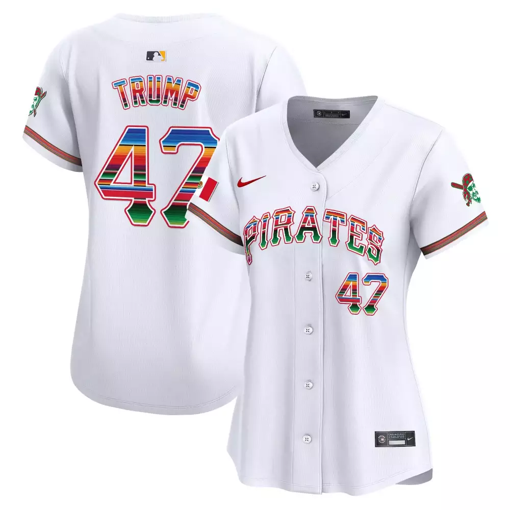 donald trump white womens pittsburgh pirates mexico vapor premier limited jersey all stitched