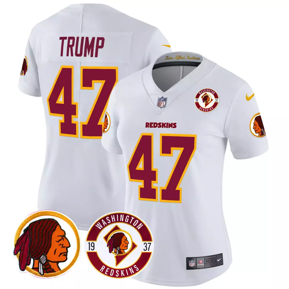 donald trump navy womens washington redskins 2024 salute to service establishment year patch vapor limited jersey all st