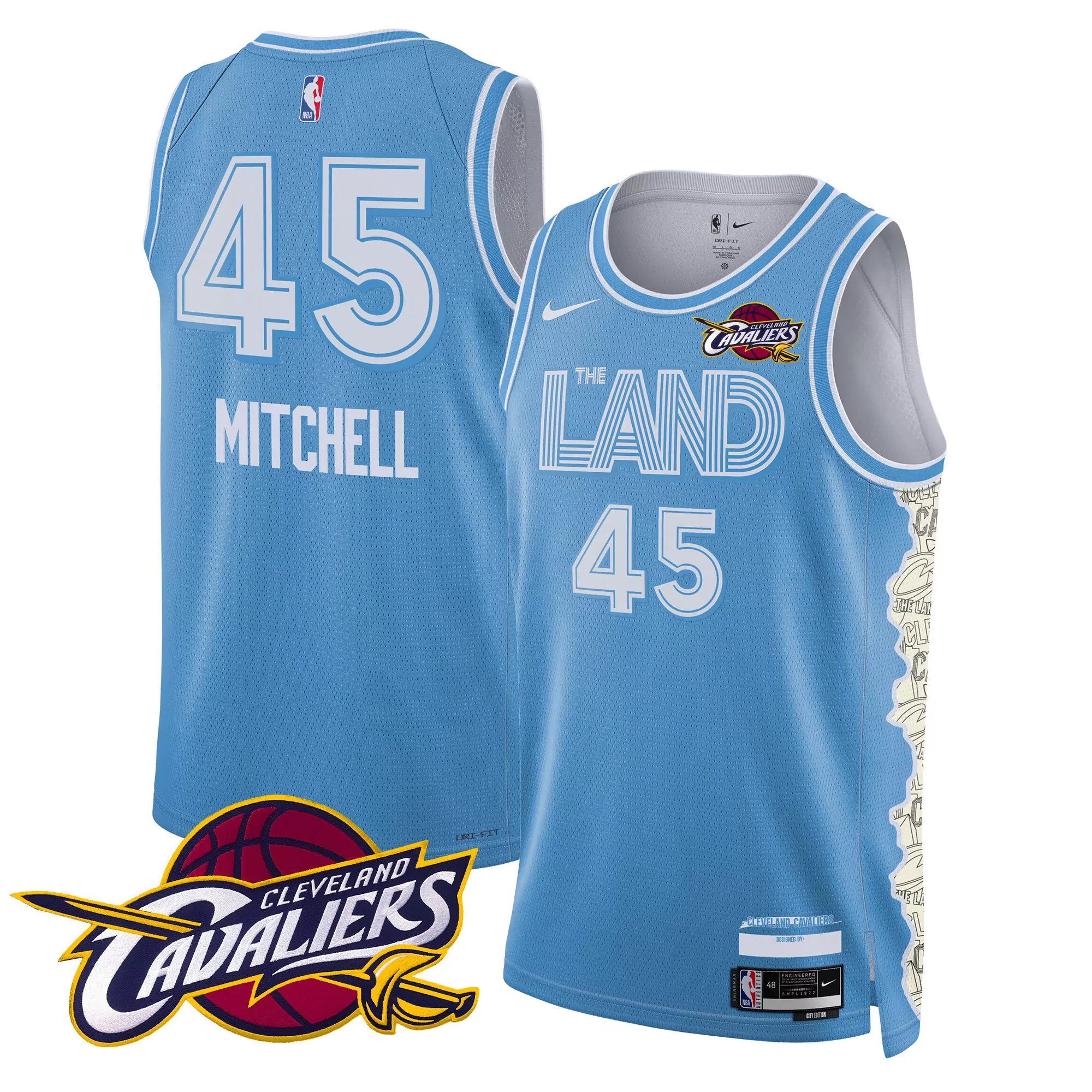 darius garland white gold mens cleveland cavaliers swingman jersey v2 all stitched