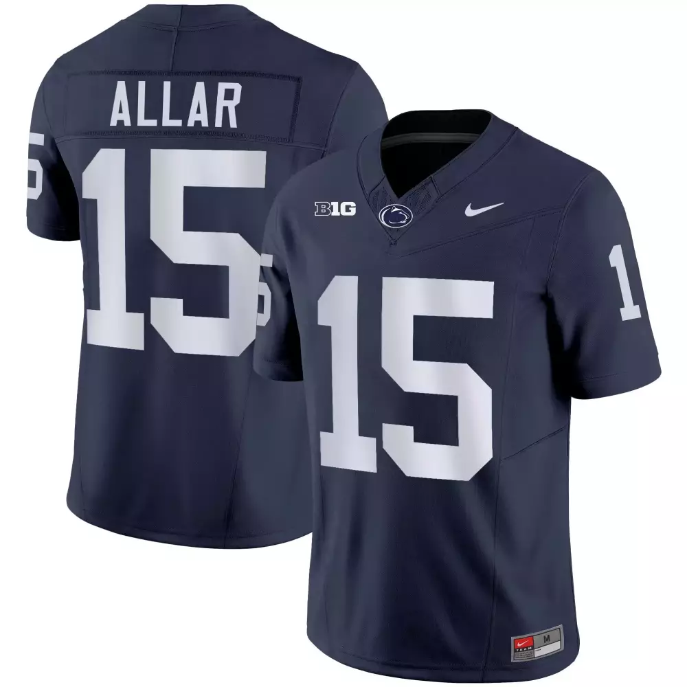 drew allar navy mens penn state nittany lions vapor limited jersey all stitched
