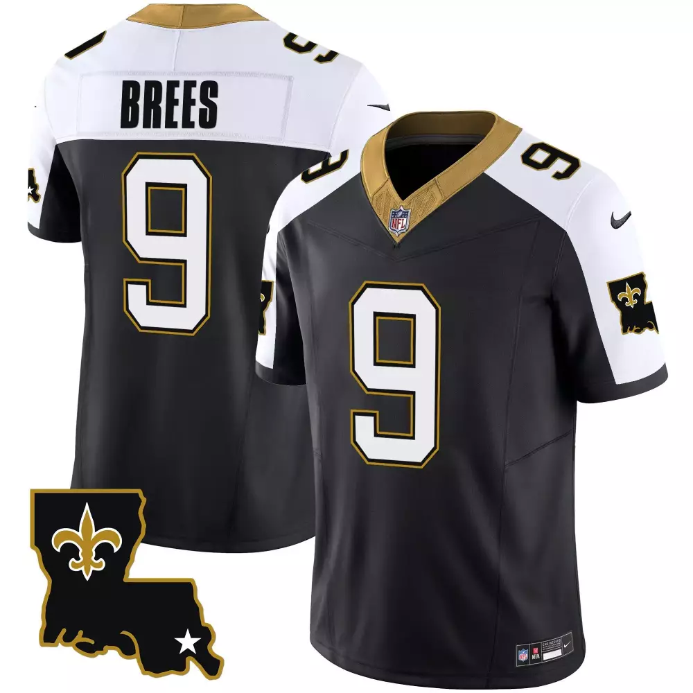 Drew Brees Alternate New Orleans Saints Vapor Limited Jersey | New Orleans Patch | All Stitched | For Men, Women & Youth