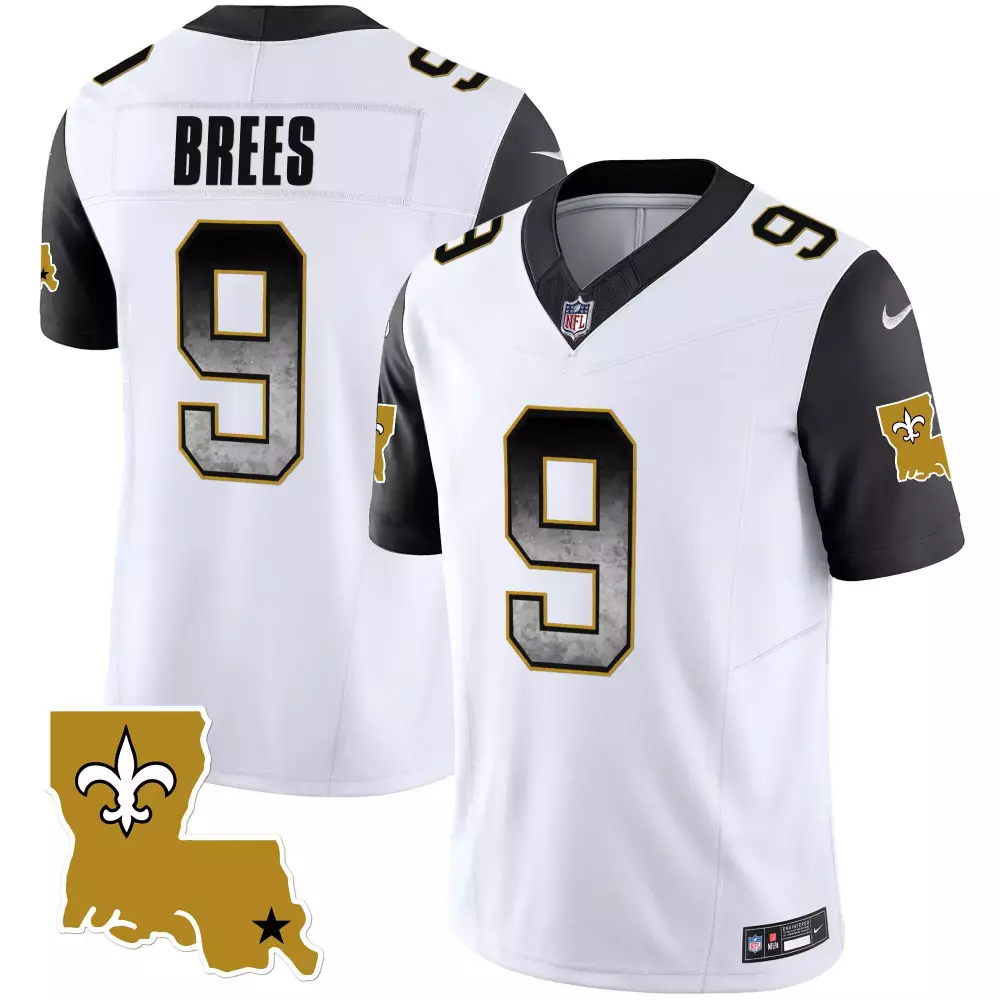 Drew Brees Alternate New Orleans Saints Vapor Limited Jersey | New Orleans Patch | All Stitched | For Men, Women & Youth