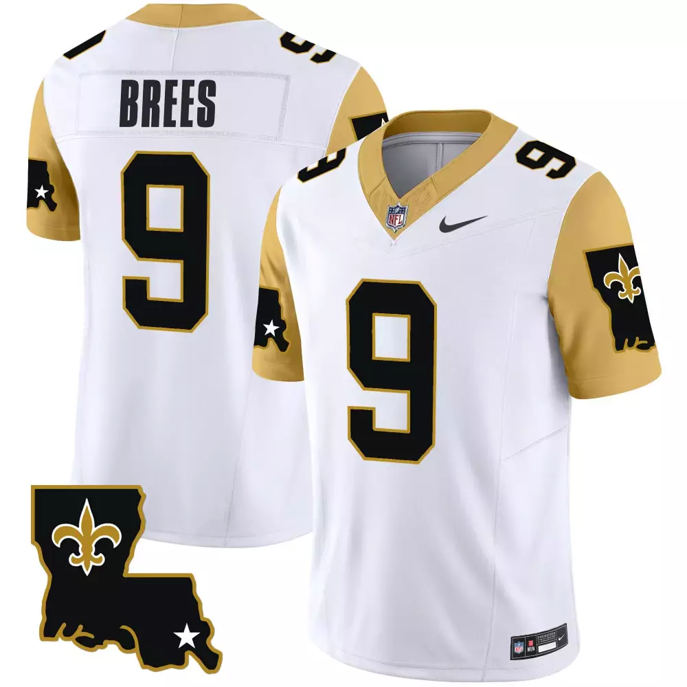 drew brees white mens new orleans saints 1987 legacy vapor jersey all stitched
