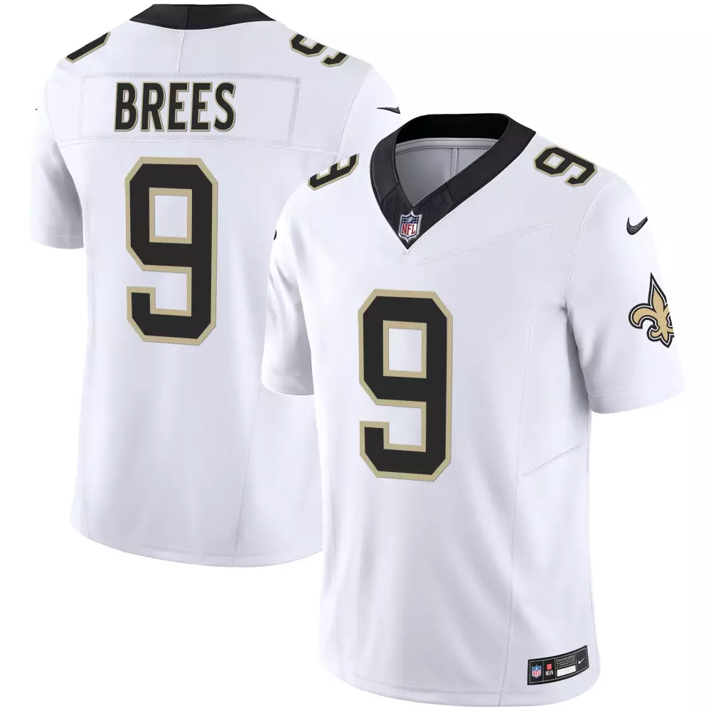 drew brees white mens new orleans saints vapor limited jersey all stitched