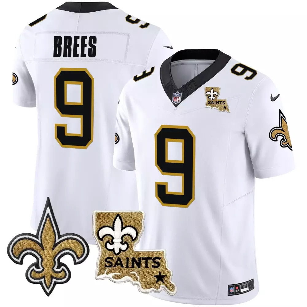 drew brees white mens new orleans saints vapor limited jersey all stitched