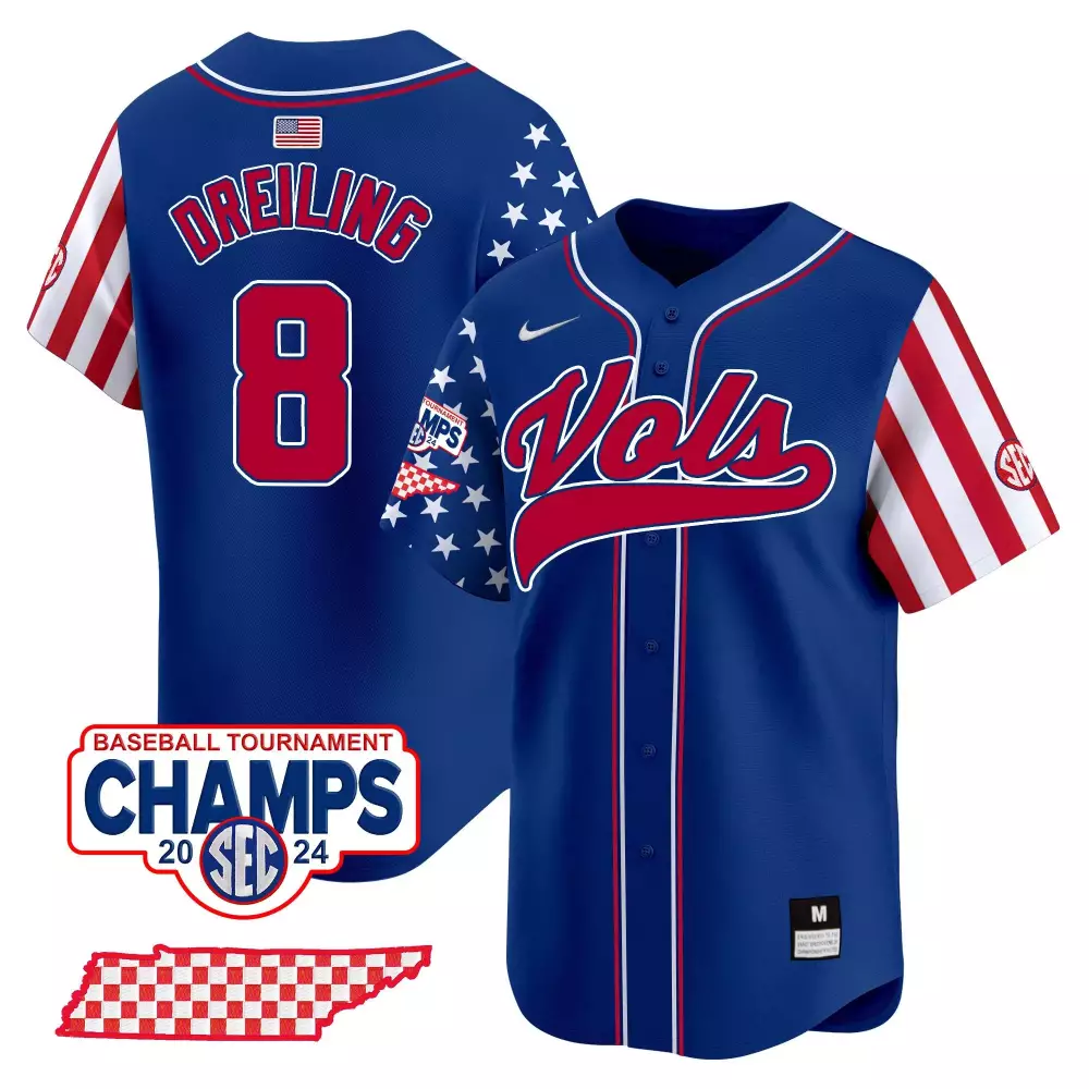 dylan dreiling pinstripe womens tennessee volunteers 2024 tournament champions vapor premier limited jersey v2 all stitc