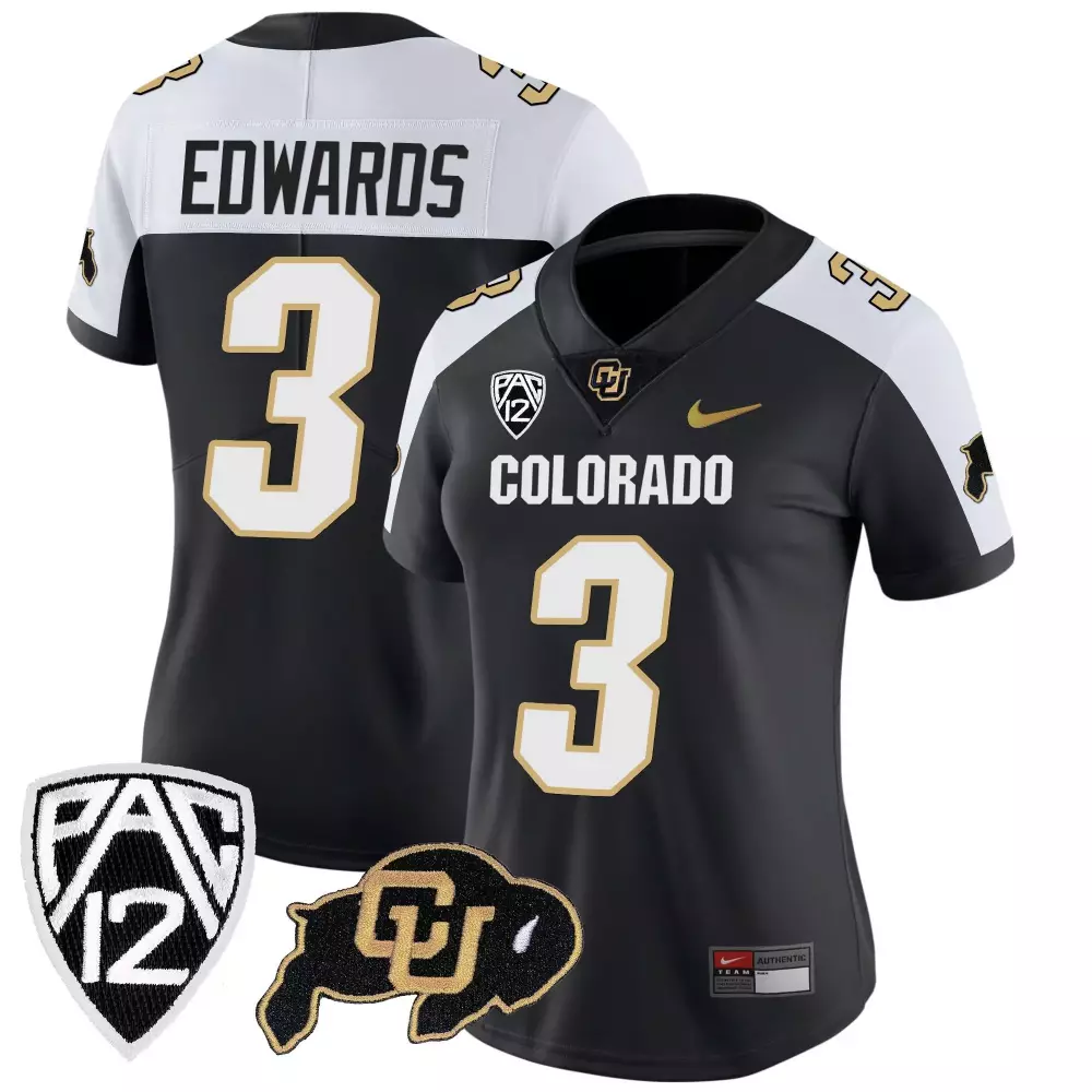 Dylan Edwards Colorado Buffaloes Vapor Limited Jersey | White Gold V2 | All Stitched Fan Gear for Men, Women & Youth