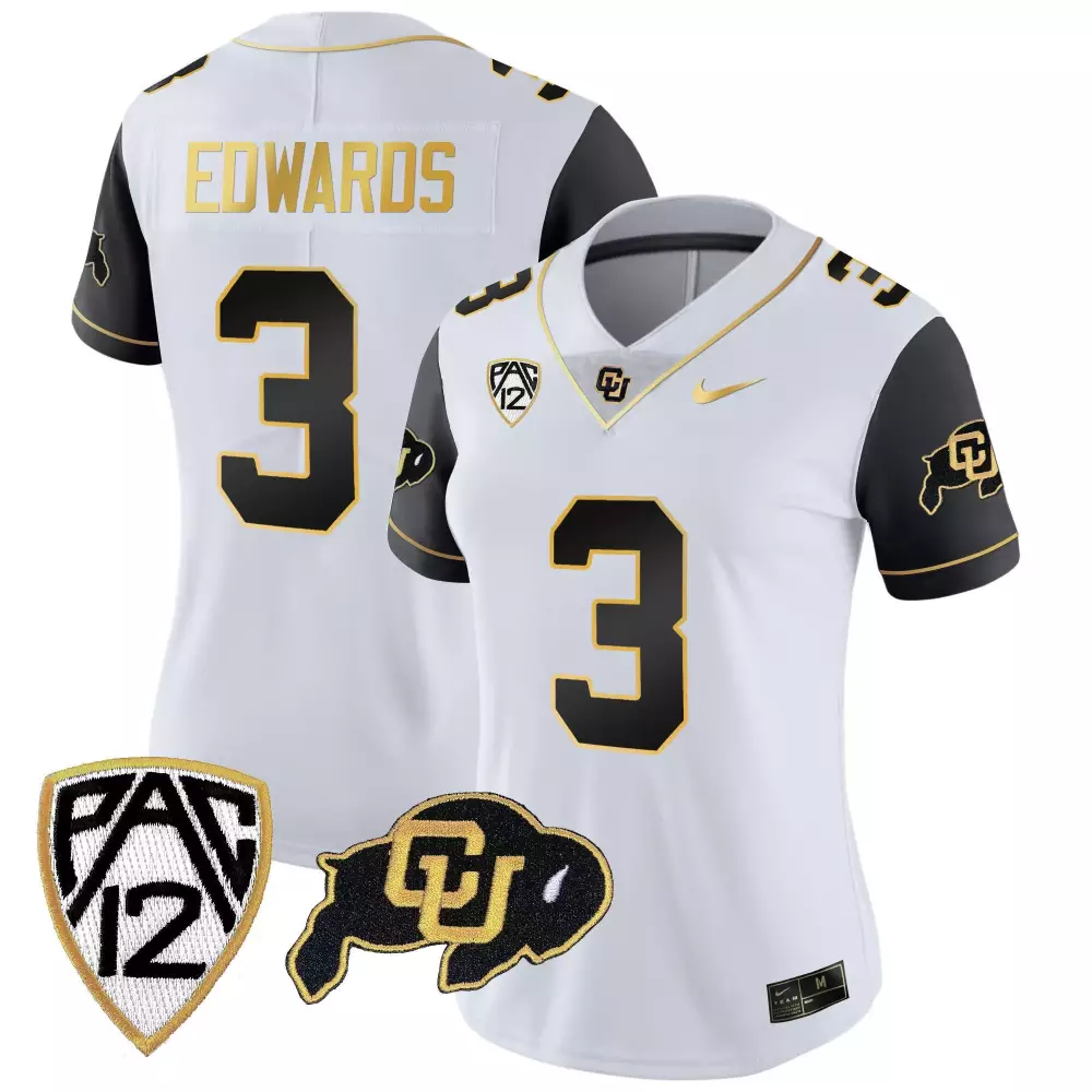 Dylan Edwards Colorado Buffaloes Black Sleeves Vapor Limited Jersey | Men's All Stitched | Perfect Gift Idea for Fans