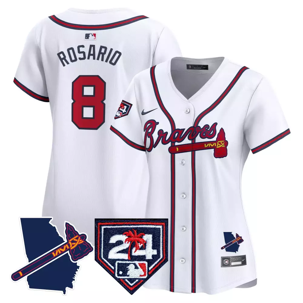 eddie rosario white mens atlanta braves champions alternate gold cool base jersey all stitched