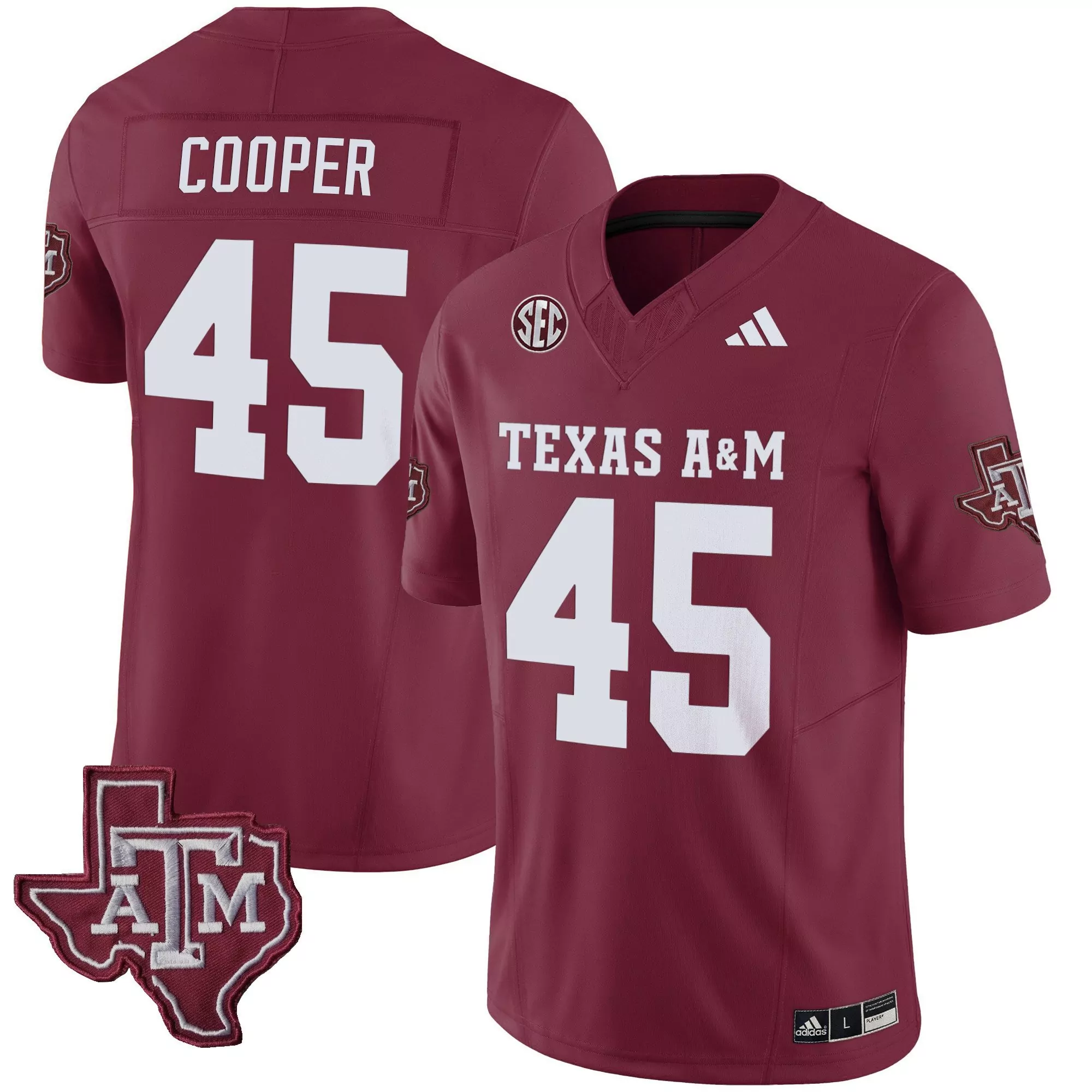 edgerrin cooper maroon mens texas am aggies vapor limited jersey all stitched