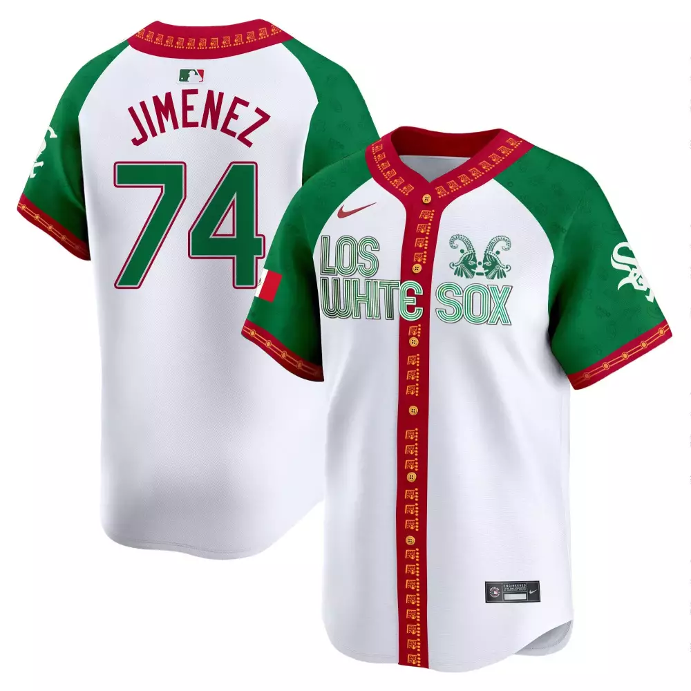 Eloy Jimenez 2024 Jackie Robinson Patch Jersey | Black Gold Men's Premier Limited Edition | For Men