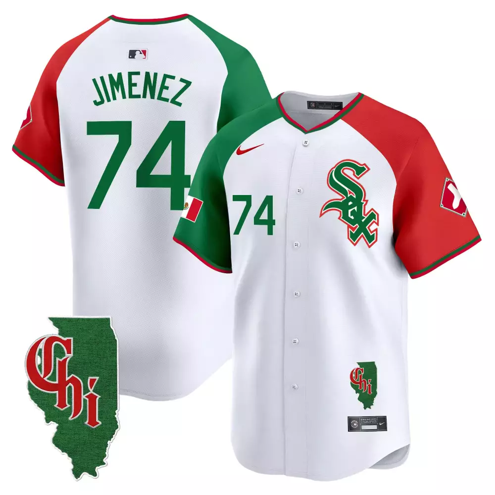 Eloy Jimenez 2024 Jackie Robinson Patch Jersey | Black Gold Men's Premier Limited Edition | For Men