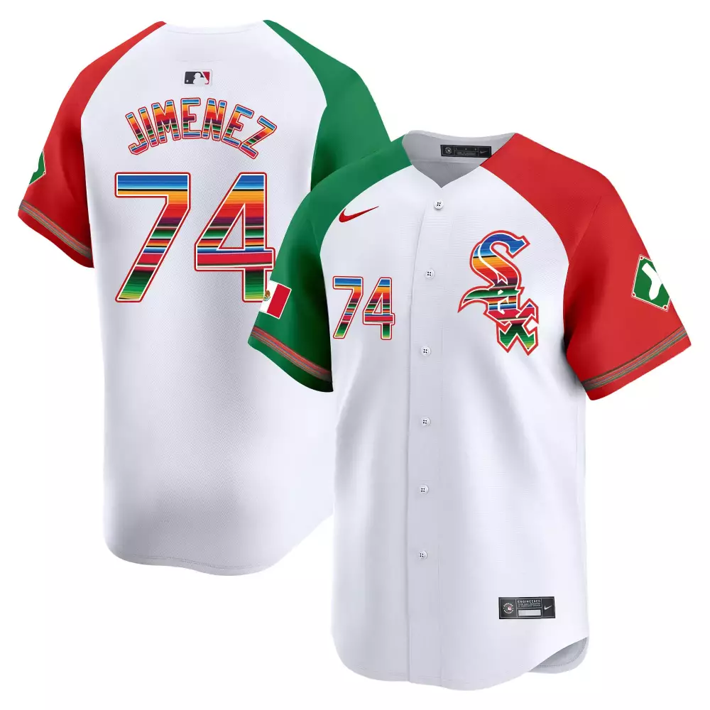 Eloy Jimenez 2024 Jackie Robinson Patch Jersey | Black Gold Men's Premier Limited Edition | For Men