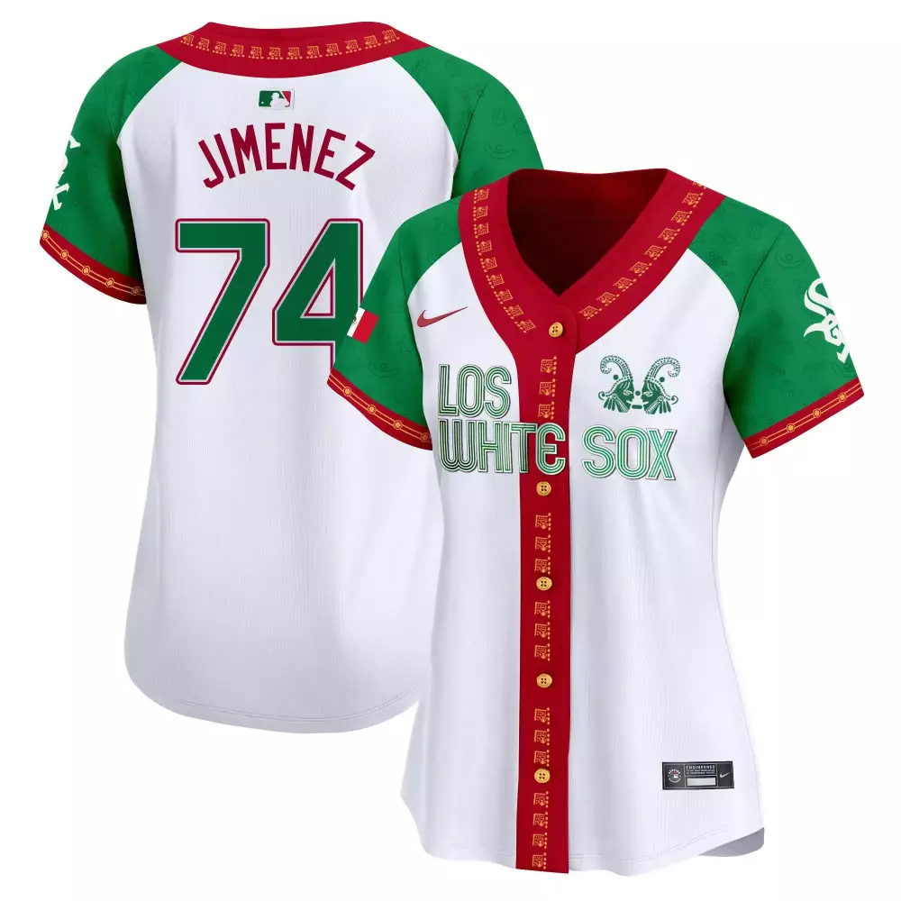 Eloy Jimenez Alternate Men's Chicago White Sox Mexico Vapor Premier Limited Jersey V3 | All Stitched Fan Gear | For Men, Women & Youth