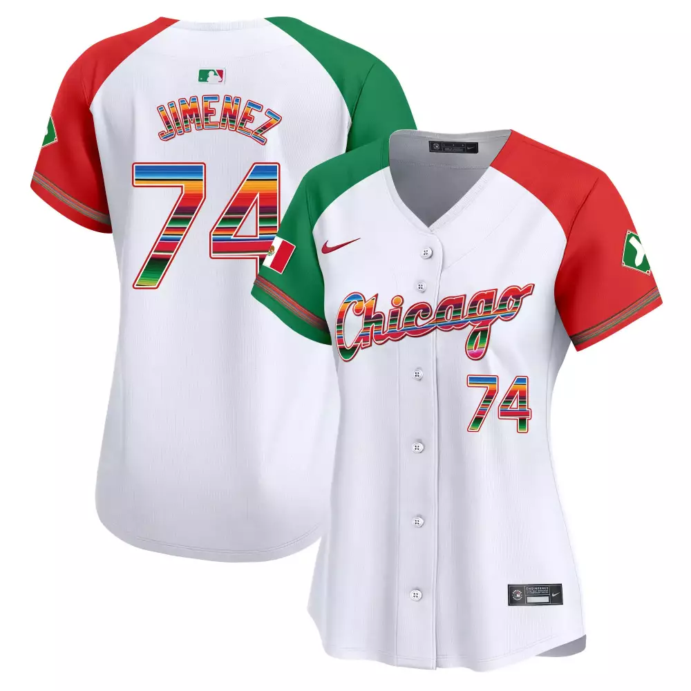Eloy Jimenez Alternate Men's Chicago White Sox Mexico Vapor Premier Limited Jersey V3 | All Stitched Fan Gear | For Men, Women & Youth
