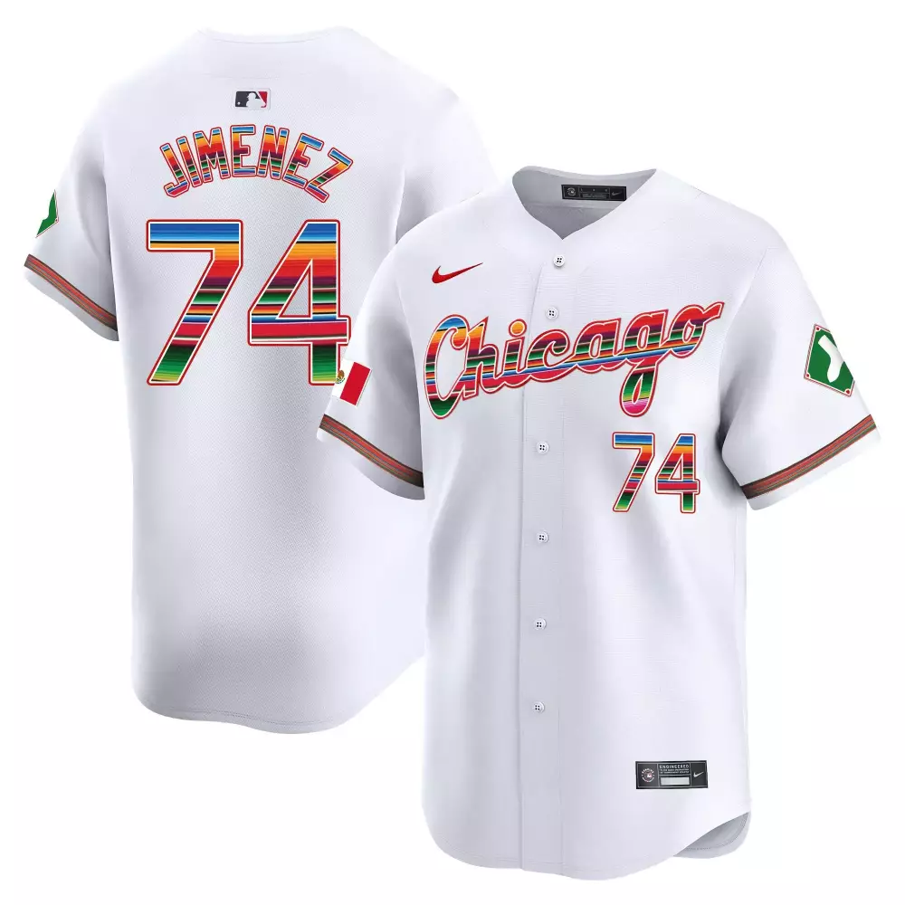 Eloy Jimenez White Chicago White Sox Men's Limited Jersey V3 | Stitched Mexico Vapor Premier | For All Fans
