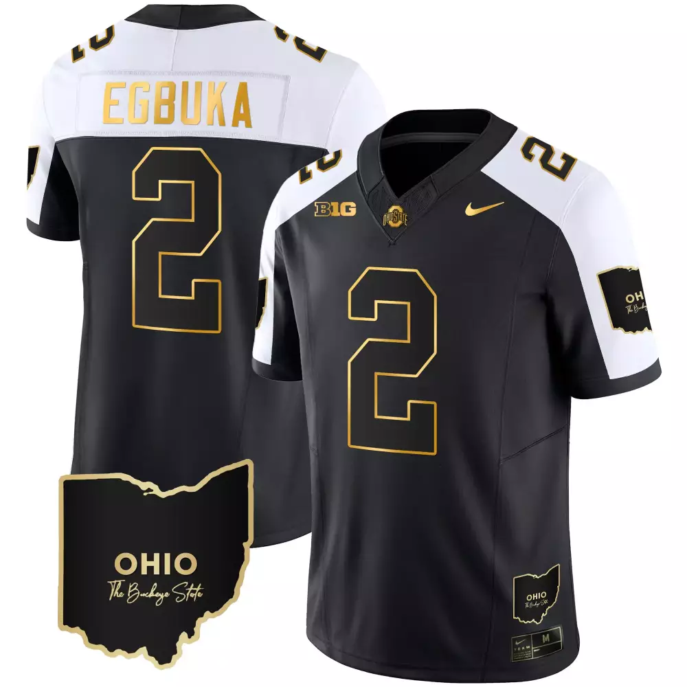 emeka egbuka alternate mens ohio state buckeyes 2023 vapor limited gold jersey ohio patch all stitched