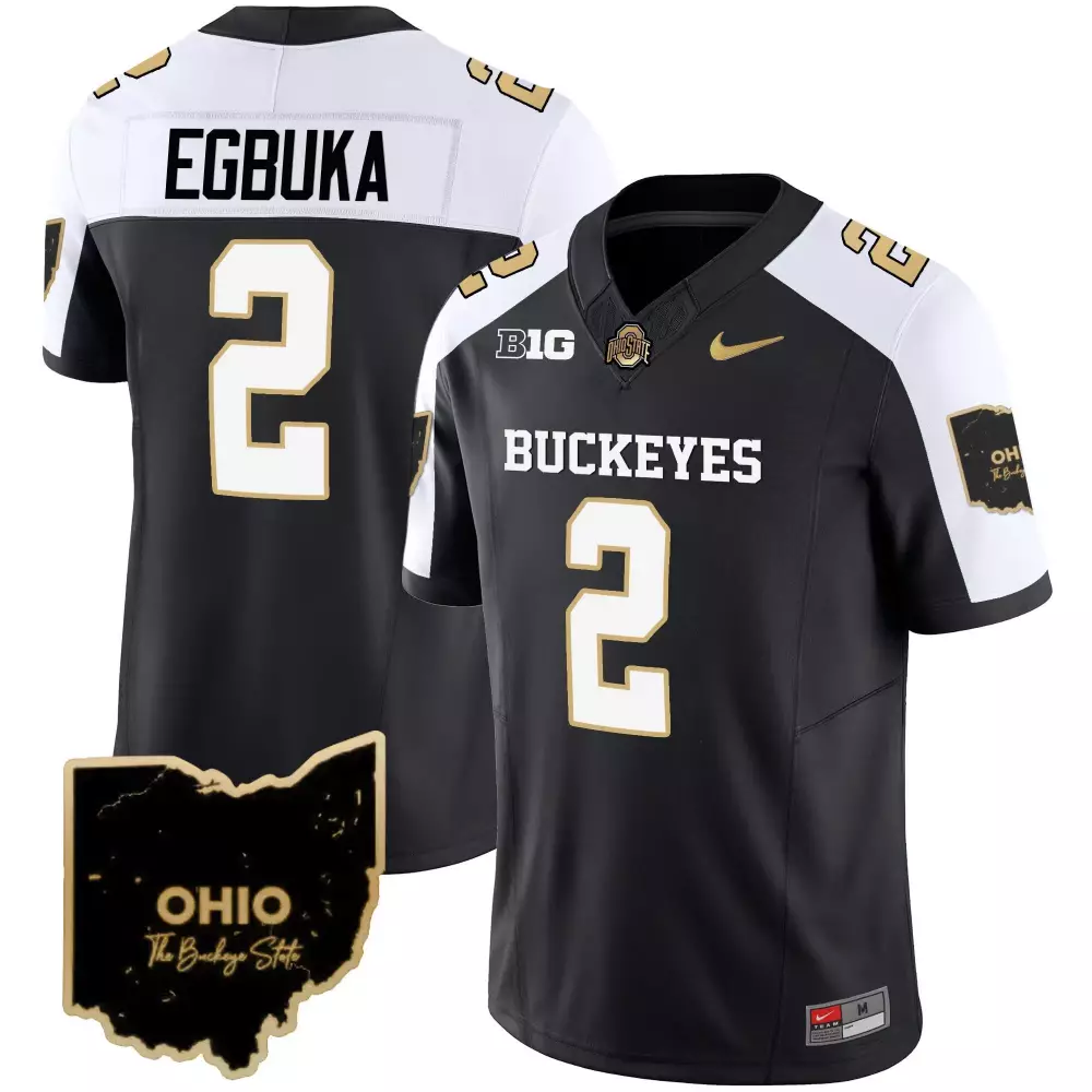 emeka egbuka alternate mens ohio state buckeyes 2023 vapor limited gold jersey ohio patch all stitched