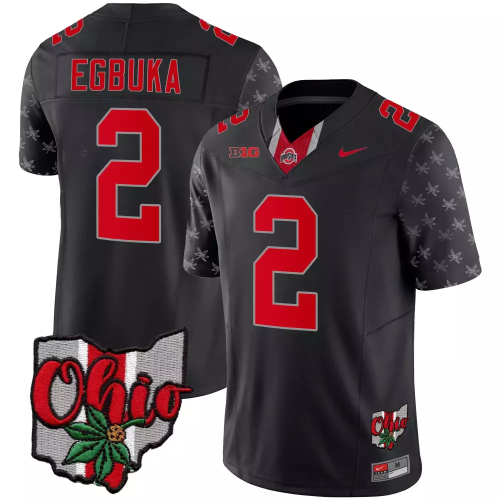 emeka egbuka black limited mens ohio state buckeyes 2023 gray alternate jersey stitched