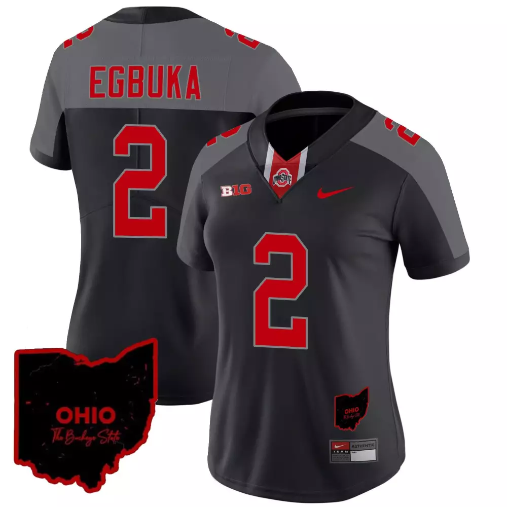 emeka egbuka black special mens ohio state buckeyes 2023 gray alternate jersey stitched