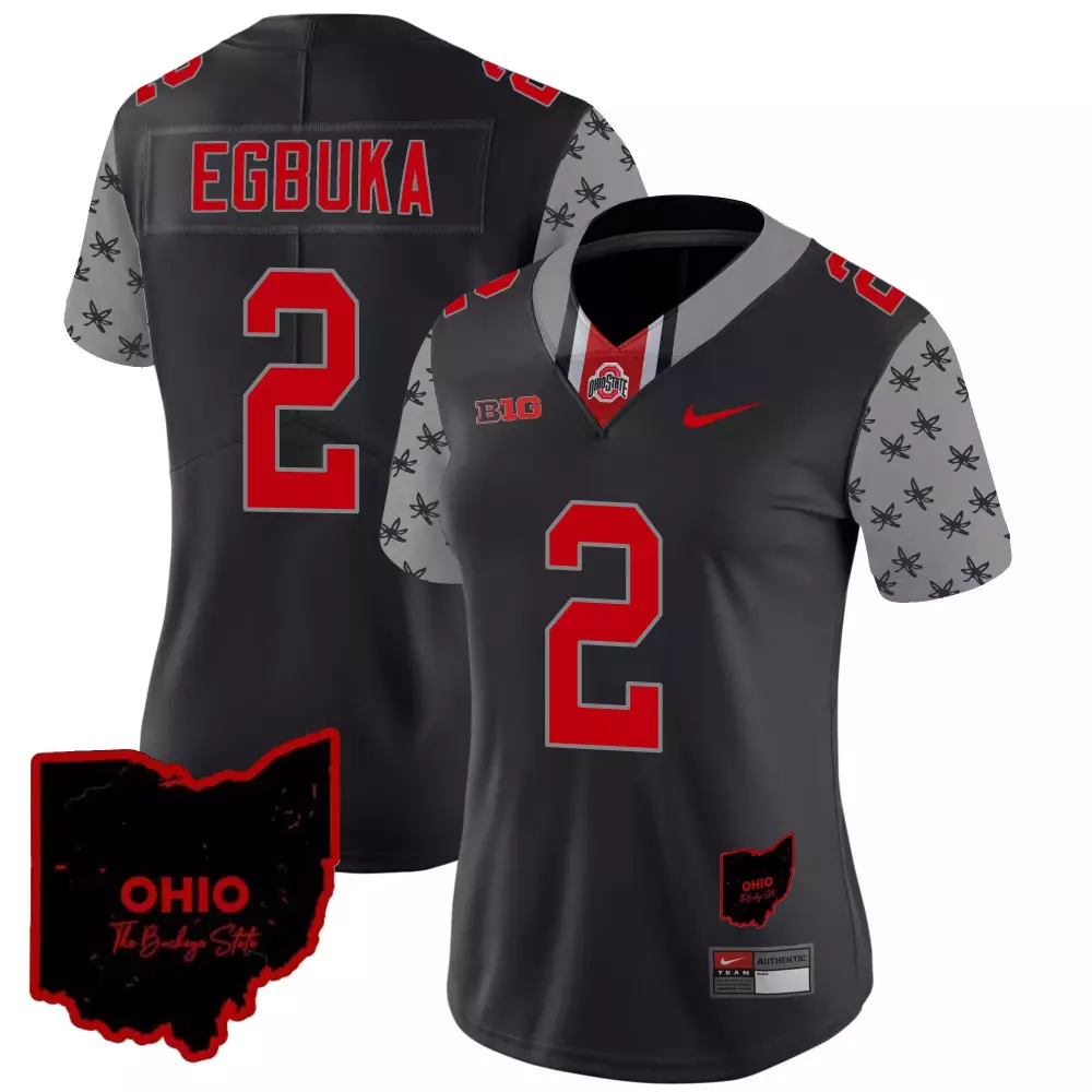 emeka egbuka black special mens ohio state buckeyes 2023 gray alternate jersey stitched