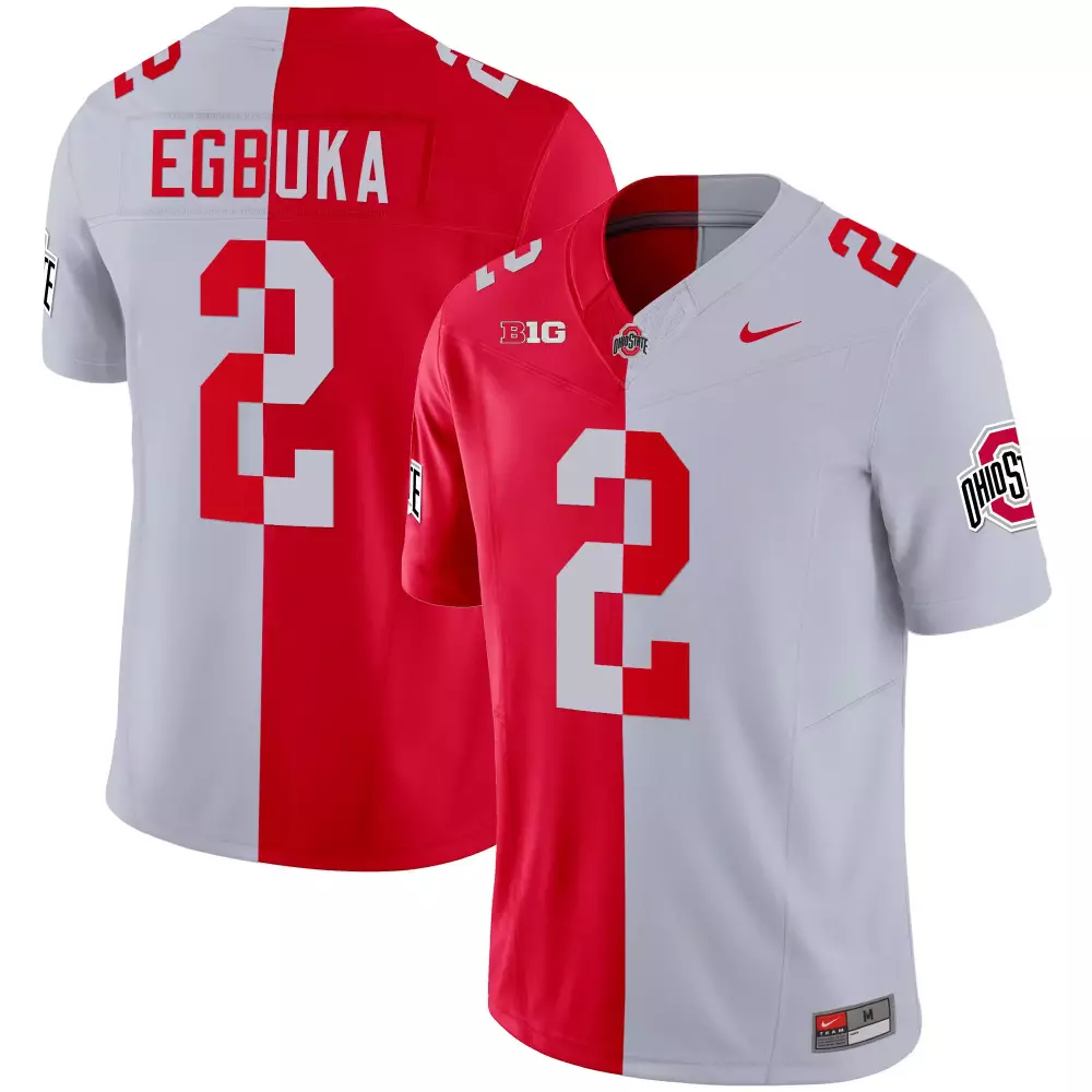 emeka egbuka scarlet mens ohio state buckeyes ohio state logo patch jersey all stitched