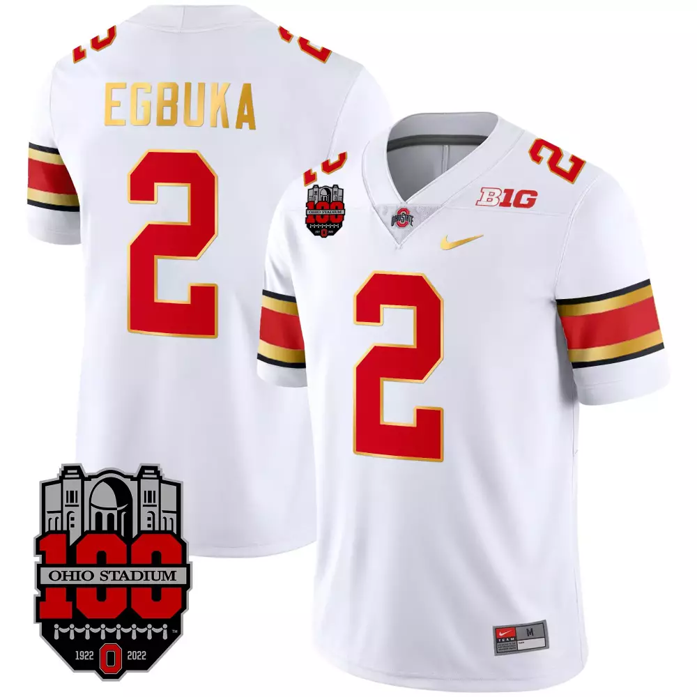 emeka egbuka white limited youths ohio state buckeyes 2023 gray alternate jersey stitched