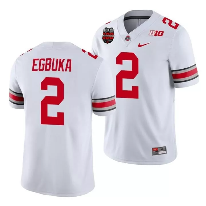 emeka egbuka white mens ohio state buckeyes player jersey all stitched