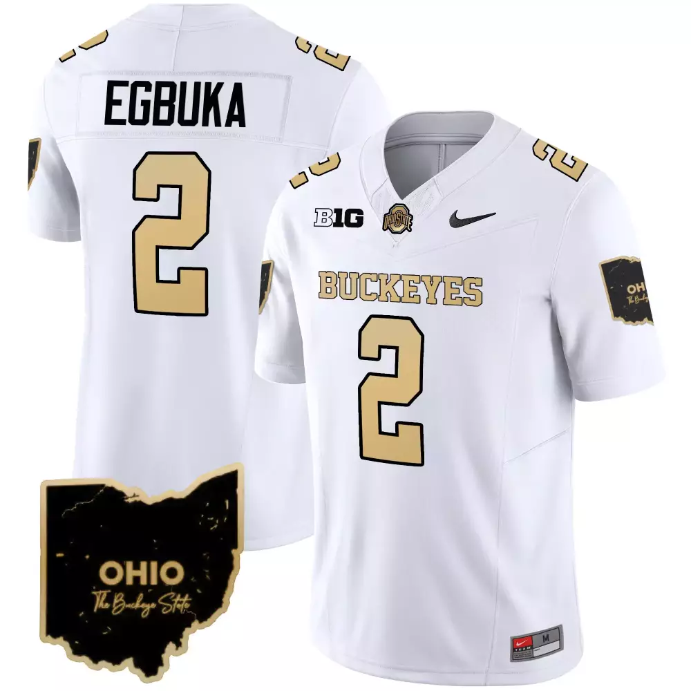 emeka egbuka white mens ohio state buckeyes player jersey all stitched