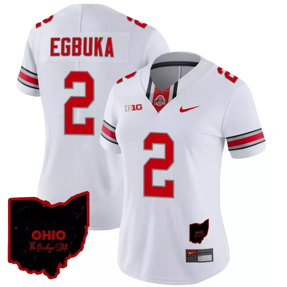 emeka egbuka white mens ohio state buckeyes player jersey all stitched