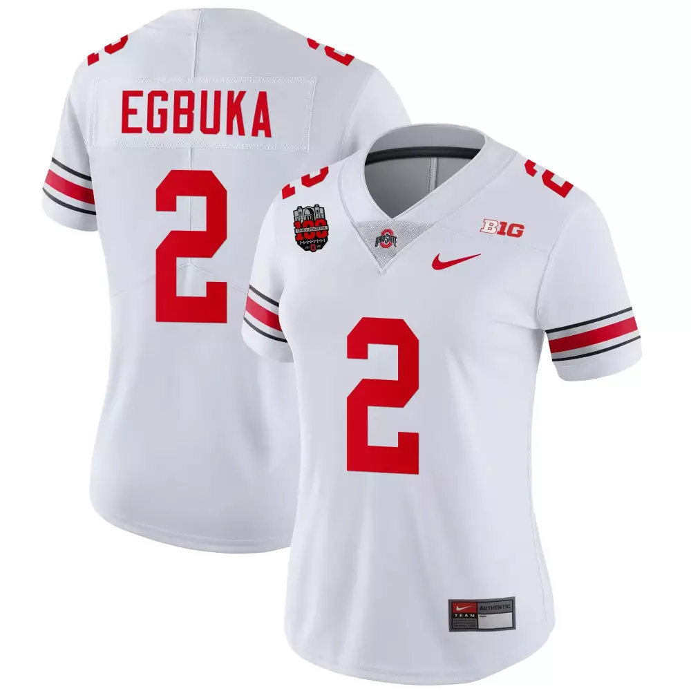 emeka egbuka white mens ohio state buckeyes player jersey all stitched