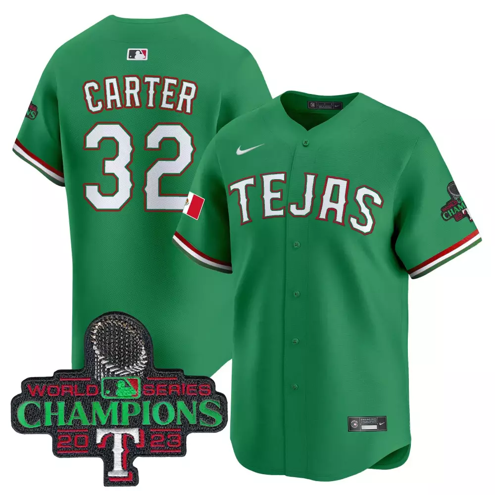 evan carter gray mens texas rangers 2023 world series flex base gold trim jersey v2 all stitched
